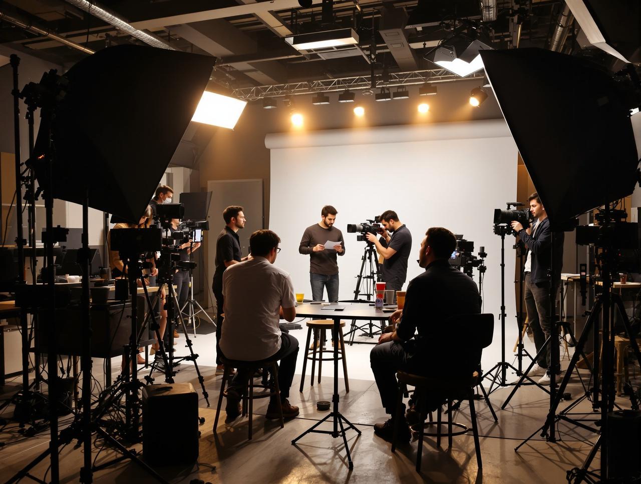 吃瓜视频制作现场